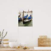 Poster Italie, Venise, Focus sélectif de la gondole dans (Cuisine)