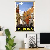 Poster Italie Vérone (Bureau à domicile)