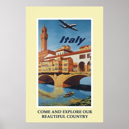 Poster Italie vintage Tourisme italien (Devant)