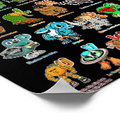 Poster Italien Cerveau Rot Italien Brainrot Mèmes Drôle _ (Coin)