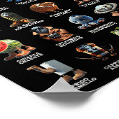 Poster Italien Cerveau Rot Italien Brainrot Mèmes Drôle _ (Coin)