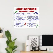 POSTER ITALIEN GREYHOUND PL2 (Bureau à domicile)
