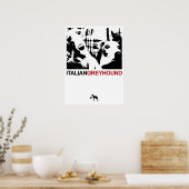Poster Italien Greyhound White (Cuisine)