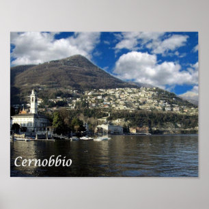 Poster Italy - Como Lake - Cernobbio -