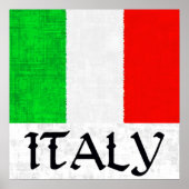 Poster ITALY FLAG (Devant)