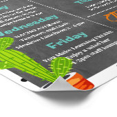 Poster Itinéraire de la semaine d'appréciation de l'ensei (Coin)