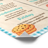 Poster Itinéraire de la semaine d'appréciation des enseig (Coin)