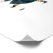 Poster Itinéraire d'Halloween ou régaler les enfants vaca (Coin)