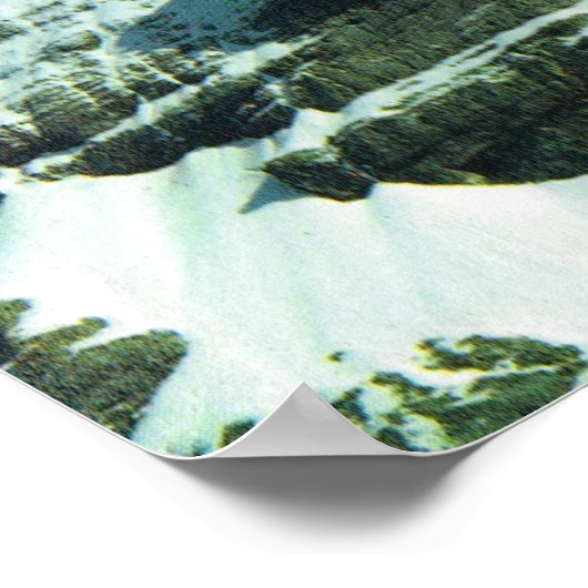 Poster Itinéraires pour l'escalade de la gamme Eiger, Jun (Coin)