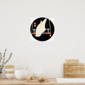 Poster Ito Jakuchu A White Macaw (Cuisine)