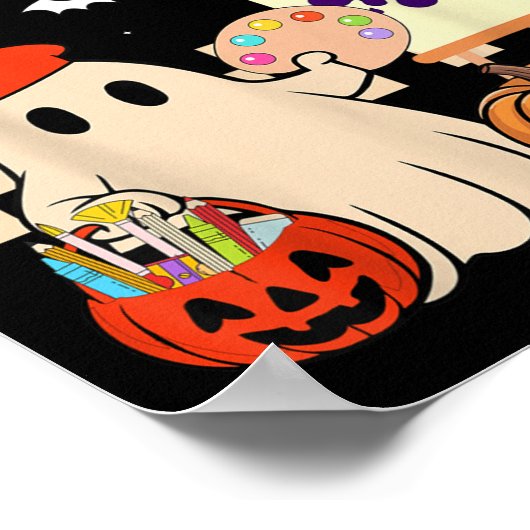 Poster It's A Bootiful Day To Make Art Groovy Art Teacher (Coin)