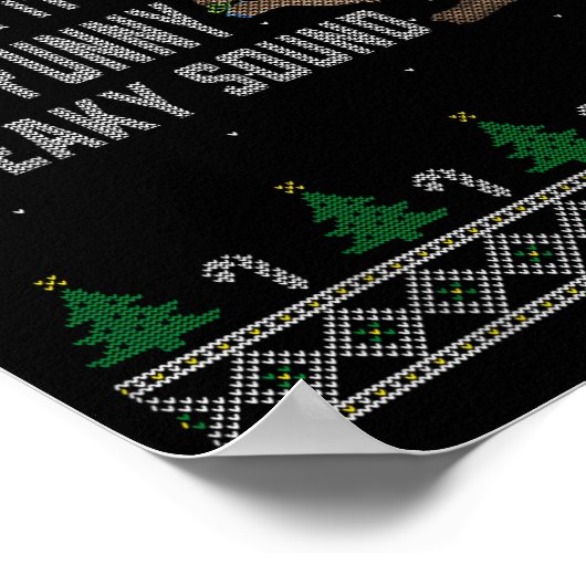 Poster Its A Funny Squeaky Sound Funny Squirrel Christmas (Coin)