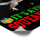Poster It's A Funny Squeaky Sound Shirt Christmas Squirre (Coin)