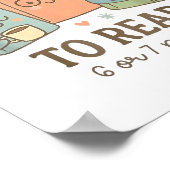 Poster It's A Good Day To Read 6 Or 7 Pages Book Lover (Coin)