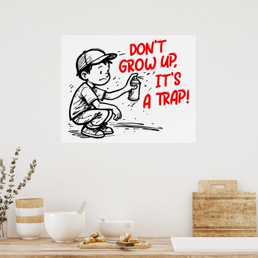 Poster It's a trap (Cuisine)