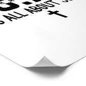 Poster It's All About Jesus Make Heaven Crowded God Over  (Coin)