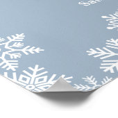 Poster It's Cold Outside Boy Winter Baby Shower Welcome (Coin)