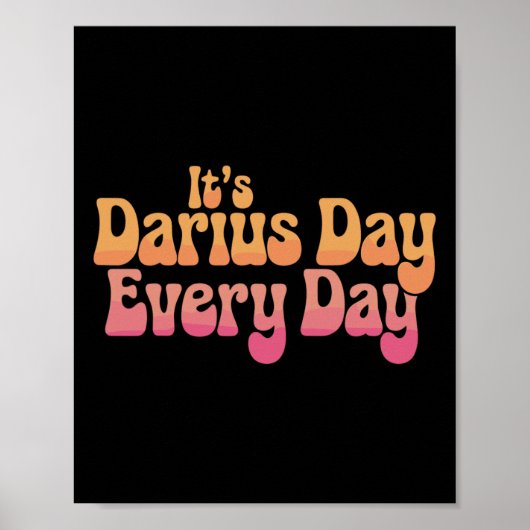 Poster It's Darius Day Funny Meme – Celebrate Love2  (Devant)