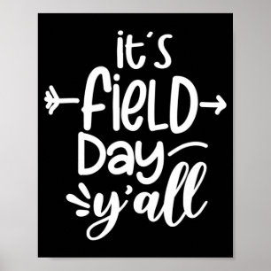 Poster It's Field Day Y'all Fun Teacher Toxits For Women