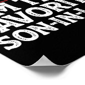 Poster It's I'm The Favorite Son-in-law Funny Dad Father (Coin)