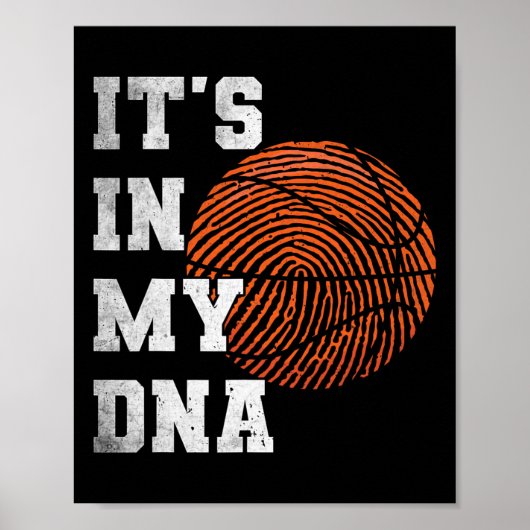 Poster It's In My Genomic Code Sketll  (Devant)