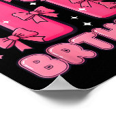 Poster It's My 11th Birthday Coquette Bow Girl Cute 11 Ye (Coin)