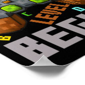 Poster It's My 7th Birthday Pixel Gaming Controller 7 Yea (Coin)