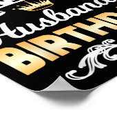 Poster It's My Husband's Birthday Shirt I Can't Keep Calm (Coin)