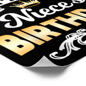 Poster It's My Niece's Birthday Shirt I Can't Keep Calm N (Coin)