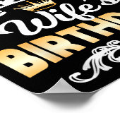 Poster It's My Wife's Birthday Shirt I Can't Keep Calm Wi (Coin)