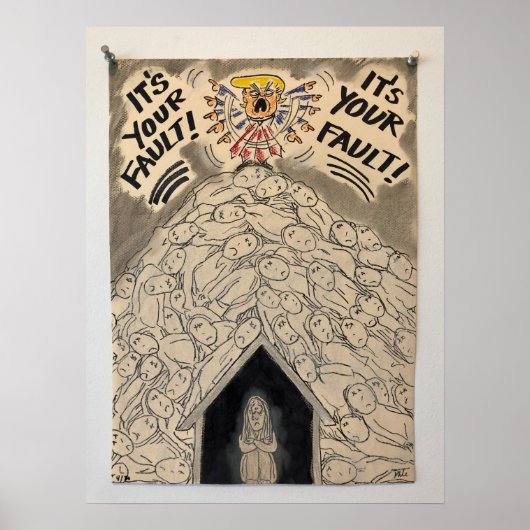 Poster "It's Not My Fault" de Barbara Dale (Devant)