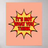 Poster It's Not What You Think  (Devant)