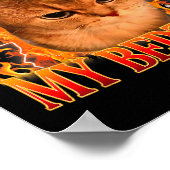 Poster It's Past My Bedtime Funny Cat Meme Animals Humor  (Coin)