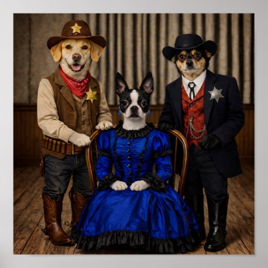 Poster "It's The Wild West" (Devant)