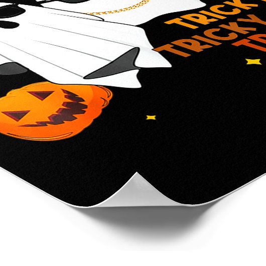 Poster It's Tricky Tricky Tricky Funny Ghost Boo Hallowee (Coin)