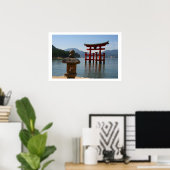 Poster itsukushima torii japon (Bureau à domicile)