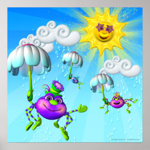 Poster Itsy Bitsy Spider 18x18