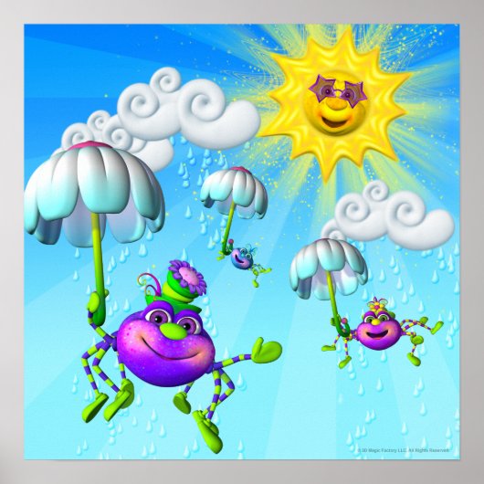 Poster Itsy Bitsy Spider 18x18 (Devant)