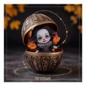 Poster Itsy Bitsywise Enchanting Gothic Spooky Cute Clown (Devant)
