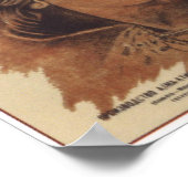 Poster Ivan le Terrible par Eisenstein USSR Movie 1945 (Coin)