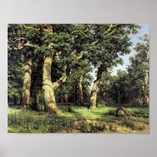 Poster Ivan Shishkin - Chêne Grove