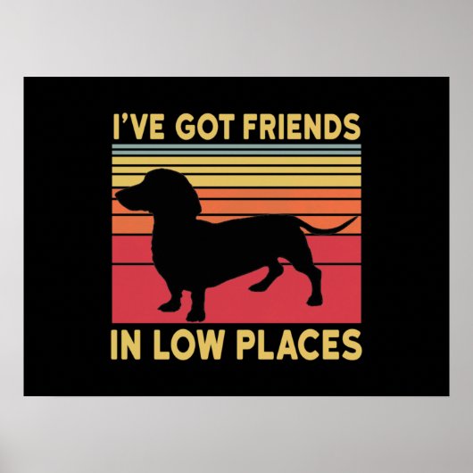 Poster Ive got friends in low places (Devant)