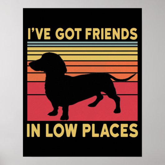 Poster Ive got friends in low places (Devant)