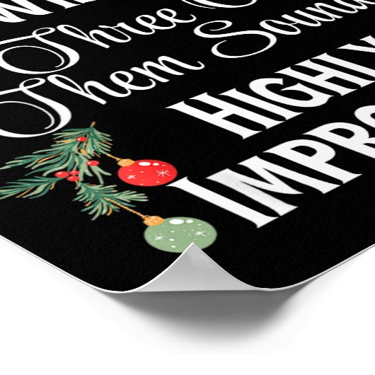 Poster I've Never Met Even One Wise Man Three Sounds Impr (Coin)