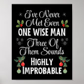 Poster I've Never Met Even One Wise Man Three Sounds Impr (Devant)