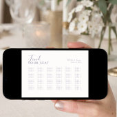 Poster Ivory | Chic Alphabet 120+ Plan de table de mariag