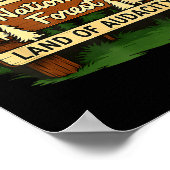 Poster Iwishabish Woods Land Of Audacity Funny Camng Desi (Coin)