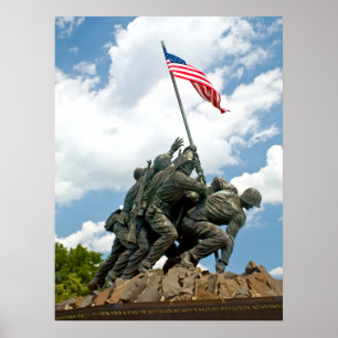 Poster Iwo Jima - vue de côté Ouest
