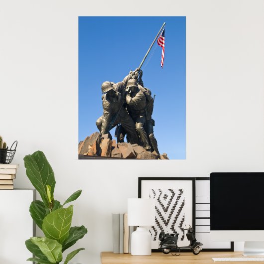 Poster Iwo Jima - Vue frontale (Bureau à domicile)