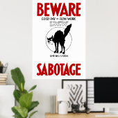  Poster IWW Propaganda (Thuiskantoor)